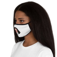 Load image into Gallery viewer, Serious Gretchen Whitmer - Fitted Polyester Face Mask - White
