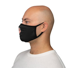 Load image into Gallery viewer, Serious Anthony Fauci - Fitted Polyester Face Mask - Black
