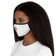Load image into Gallery viewer, Serious Anthony Fauci - Fitted Polyester Face Mask - White