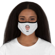 Load image into Gallery viewer, Serious Anthony Fauci - Fitted Polyester Face Mask - White