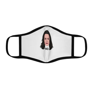 Serious Gretchen Whitmer - Fitted Polyester Face Mask - White