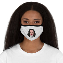 Load image into Gallery viewer, Serious Gretchen Whitmer - Fitted Polyester Face Mask - White