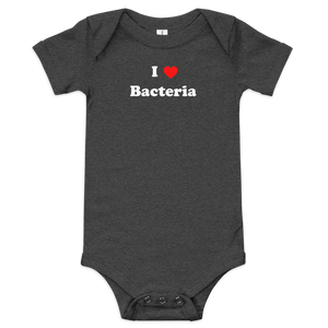 I Heart Bacteria - Baby Short Sleeve One Piece