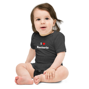 I Heart Bacteria - Baby Short Sleeve One Piece